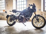 GPR Exhaust System Ducati Scrambler 800 2017-2020, Furore Nero, Slip-on Exhaust Including Link Pipe and Removable DB Killer