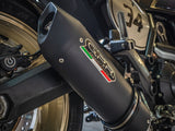 GPR Exhaust System Ducati Scrambler 800 2017-2020, Furore Nero, Slip-on Exhaust Including Link Pipe and Removable DB Killer