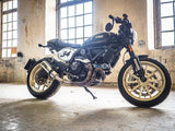 GPR Exhaust System Ducati Scrambler 800 2015-2016, M3 Inox , Slip-on Exhaust Including Removable DB Killer and Link Pipe