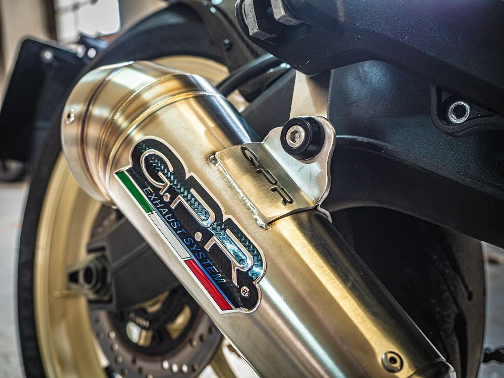 GPR Exhaust System Ducati Scrambler 800 2015-2016, Powercone Evo, Slip-on Exhaust Including Removable DB Killer and Link Pipe