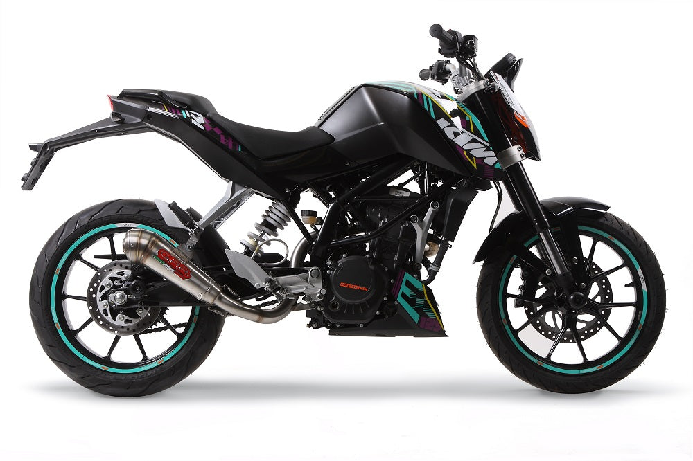 KTM Duke 125 2011-2016  Exhaust GPR Slip-on Powercone Evo