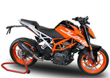 GPR Exhaust System Ktm RC 390 2017-2020, GP Evo4 Poppy, Slip-on Exhaust Including Removable DB Killer and Link Pipe