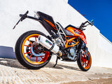 GPR Exhaust System Ktm RC 125 2017-2020, Albus Evo4, Slip-on Exhaust Including Removable DB Killer and Link Pipe