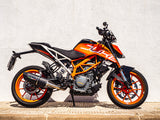 GPR Exhaust System Ktm Duke 125 2011-2016, Furore Poppy, Slip-on Exhaust Including Link Pipe and Removable DB Killer