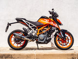 GPR Exhaust System Ktm Duke 250 2017-2020, GP Evo4 Poppy, Slip-on Exhaust Including Removable DB Killer and Link Pipe