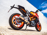 GPR Exhaust System Ktm RC 125 2017-2020, M3 Inox , Slip-on Exhaust Including Removable DB Killer and Link Pipe