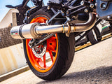 GPR Exhaust System Ktm RC 125 2017-2020, M3 Inox , Slip-on Exhaust Including Removable DB Killer and Link Pipe