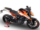 GPR Exhaust System Ktm Duke 250 2017-2020, M3 Black Titanium, Slip-on Exhaust Including Removable DB Killer and Link Pipe