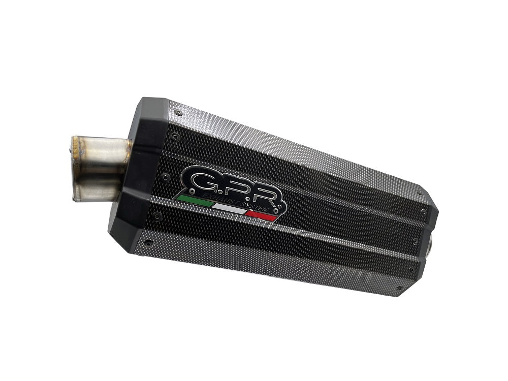 GPR Exhaust System Yamaha Tenere 700 2019-2020, DUNE Poppy, Slip-on Exhaust Including Removable DB Killer and Link Pipe