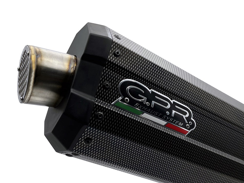 GPR Exhaust for Bmw R1150R 2000-2006, DUNE Poppy, Slip-on Exhaust Including Removable DB Killer and Link Pipe