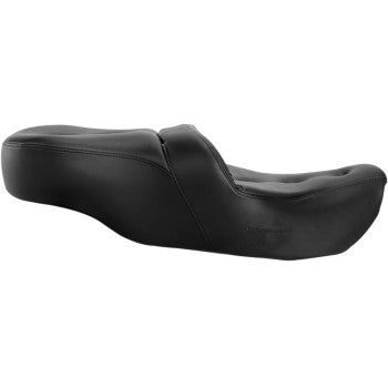 SADDLEMEN Pillow-Top Roadsofa Seat - Black - FLH/FLT '99-'07 897-06-181