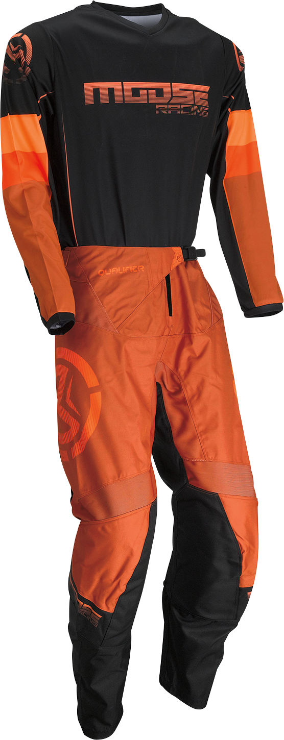 MOOSE RACING Qualifier® Pants - Orange/Gray - 38 2901-10369