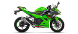 Arrow Pro-Race Slip-on Exhaust, Nichrome for Kawasaki Ninja 400 Z400 2019- 2024 71874PRI