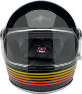 BILTWELL Gringo S Motorcycle Helmet - Gloss Black Spectrum - Medium 1003-536-103