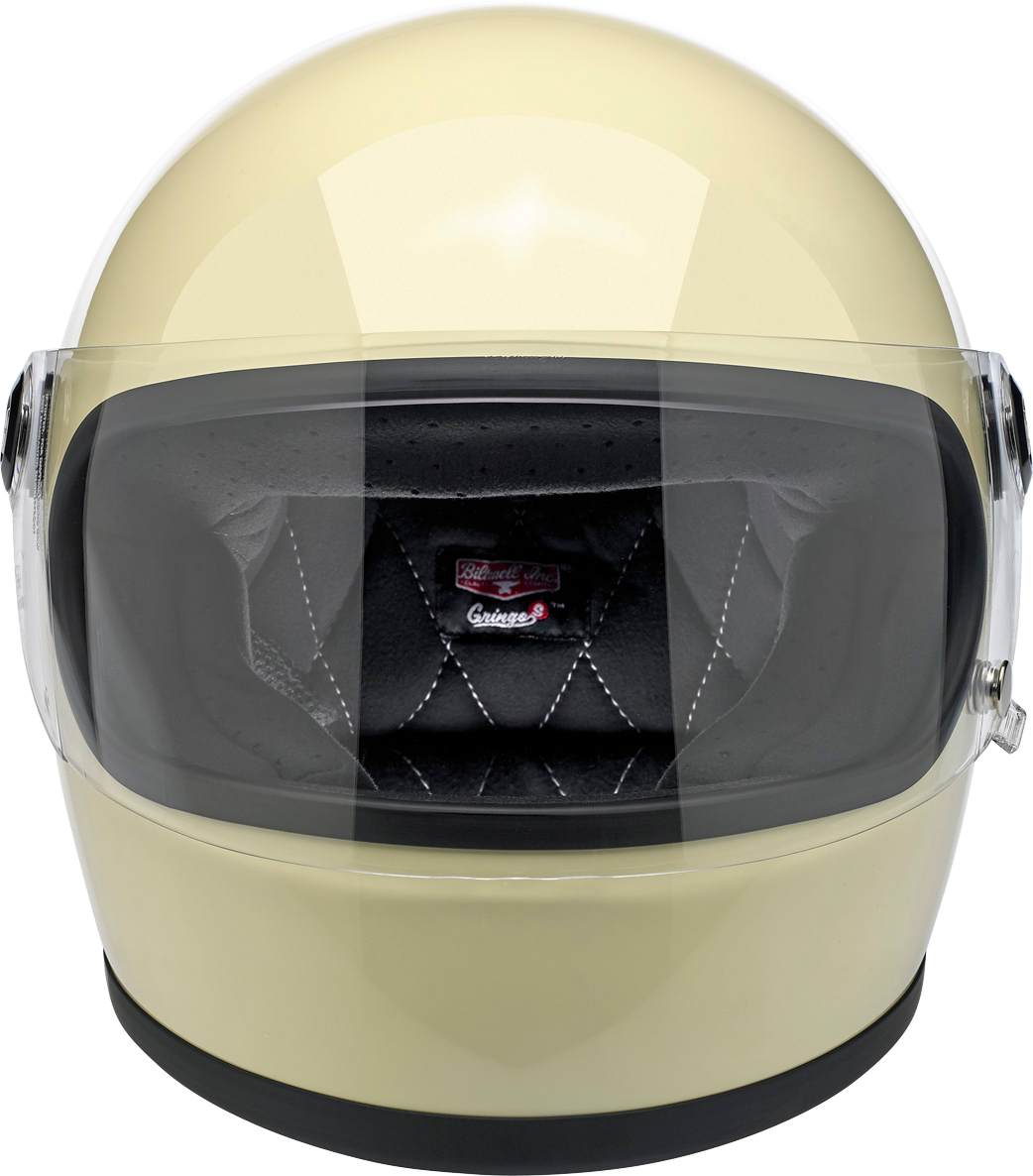 BILTWELL Gringo S Motorcycle Helmet - Gloss Vintage White - XS 1003-102-101