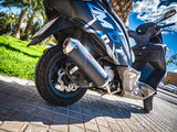 GPR Exhaust for Aprilia Atlantic 250 2004-2007, Evo4 Road, Slip-on Exhaust Including Removable DB Killer and Link Pipe