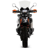 72508SK  Arrow Sonora Slip-on Exhaust, Titanium for Husqvarna Norden 901 / KTM 890 Adventure / R 2021/2024