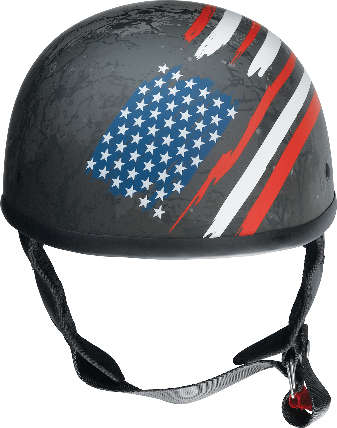 Z1R CC Beanie Motorcycle Helmet - Justice - Black/Red/White/Blue - XS 0103-1403