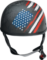 Z1R CC Beanie Motorcycle Helmet - Justice - Black/Red/White/Blue - XS 0103-1403