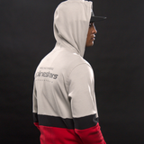 ALPINESTARS Position Zip Hoodie - Silver/Black/Red - Medium 1212-530221096M