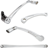 ARLEN NESS Deep Cut Foot Control Kit w/ Toe Shifter - Chrome 420-109