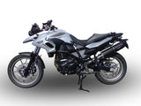 GPR Exhaust for Bmw F700GS 2016-2018, Furore Evo4 Poppy, Slip-on Exhaust Including Removable DB Killer and Link Pipe