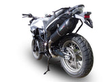 GPR Exhaust for Bmw F700GS 2011-2015, Furore Nero, Slip-on Exhaust Including Removable DB Killer and Link Pipe