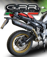 Bmw F750GS 2021-2024 Exhaust GPR Slip-on Furore Evo4 Nero