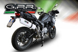 GPR Exhaust for Bmw F700GS 2018-2020, Albus Evo4, Slip-on Exhaust Including Removable DB Killer and Link Pipe