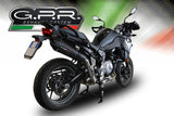 GPR Exhaust for Bmw F700GS 2021-2023, GP Evo4 Black Titanium, Slip-on Exhaust Including Removable DB Killer and Link Pipe