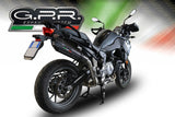 GPR Exhaust for Bmw F700GS 2018-2020, GP Evo4 Poppy, Slip-on Exhaust Including Removable DB Killer and Link Pipe