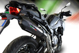 GPR Exhaust for Bmw F700GS 2021-2023, GP Evo4 Poppy, Slip-on Exhaust Including Removable DB Killer and Link Pipe