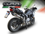 GPR Exhaust for Bmw F700GS 2018-2020, GP Evo4 Titanium, Slip-on Exhaust Including Removable DB Killer and Link Pipe