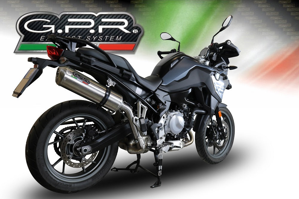 Bmw F750GS 2018-2020 Exhaust GPR Slip-on Satinox