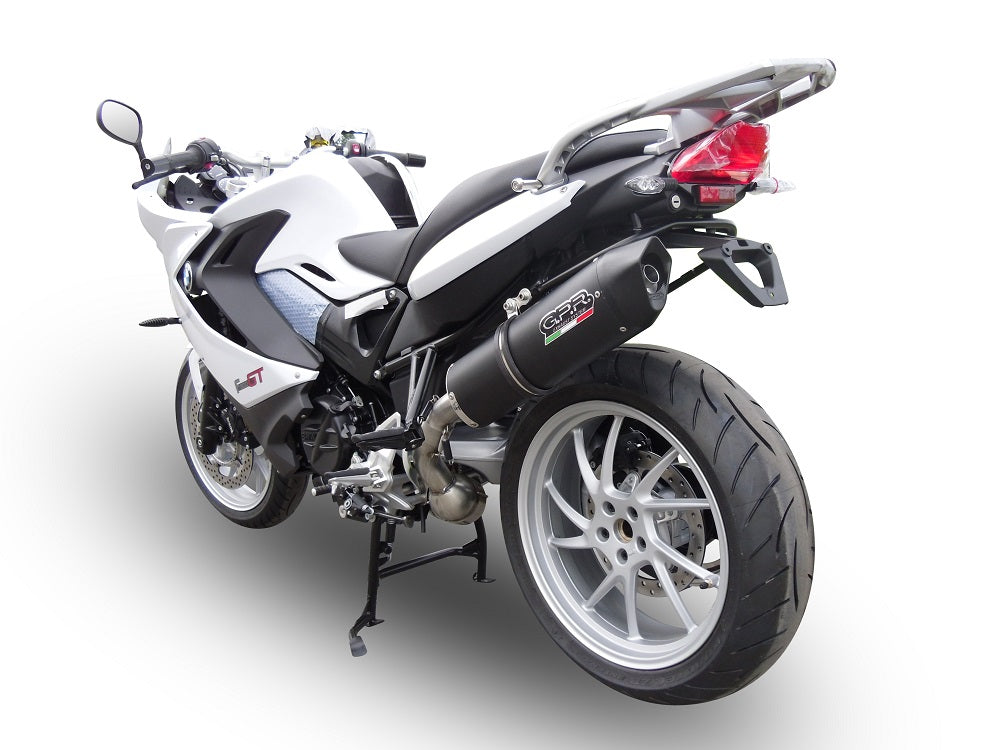 GPR Exhaust for Bmw F800GT 2012-2016, Furore Poppy, Slip-on Exhaust Including Removable DB Killer and Link Pipe