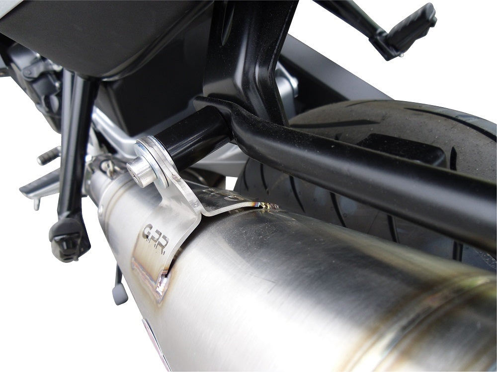 GPR Exhaust for Bmw F800GT 2012-2016, Powercone Evo, Slip-on Exhaust Including Removable DB Killer and Link Pipe