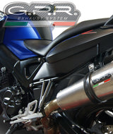 GPR Exhaust for Bmw F800R 2017-2019, GP Evo4 Titanium, Slip-on Exhaust Including Removable DB Killer and Link Pipe