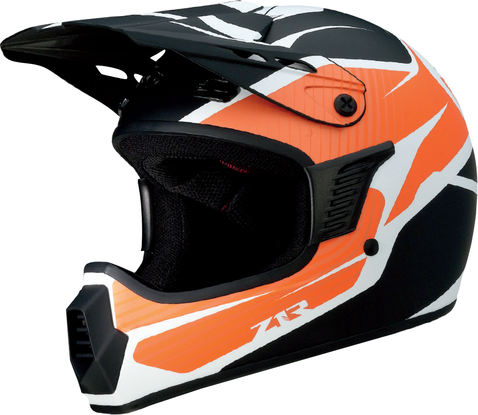 Z1R Child Rise Motorcycle Helmet - Flame - Orange - L/XL 0111-1432