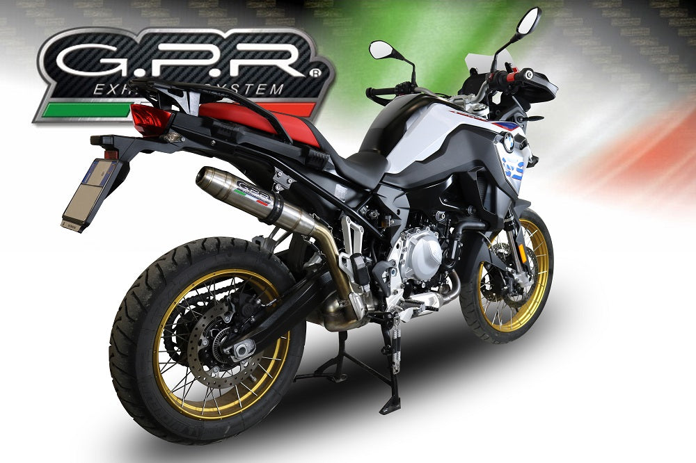 Bmw F850GS - Adventure 2018-2020 Exhaust GPR Slip-on Deeptone Inox