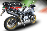 Bmw F800GS 2024-2025 Exhaust GPR Slip-on Furore Evo4 Nero