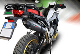 GPR Exhaust for Bmw F850GS - Adventure 2018-2020, GP Evo4 Black Titanium, Slip-on Exhaust Including Removable DB Killer and Link Pipe