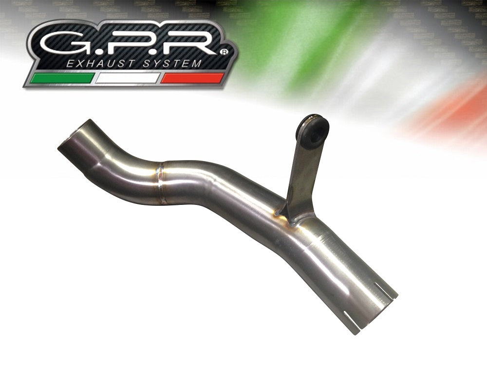 GPR Exhaust for Bmw F700GS 2018-2020, GP Evo4 Poppy, Slip-on Exhaust Including Removable DB Killer and Link Pipe