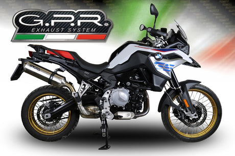 Bmw F850GS - Adventure 2021-2024 Exhaust GPR Slip-on Satinox 