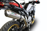 GPR Exhaust for Bmw F850GS - Adventure 2018-2020, Satinox, Slip-on Exhaust Including Removable DB Killer and Link Pipe