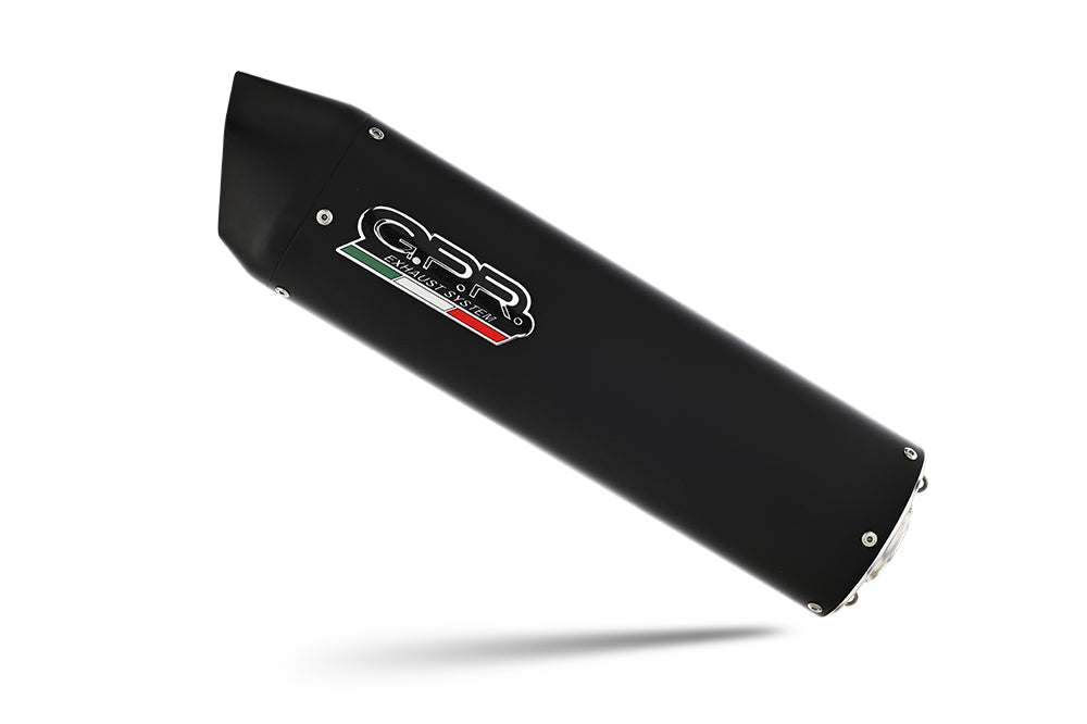 Suzuki Gsf 650 Bandit-S 2005-2006 Exhaust GPR Slip-on Furore Nero