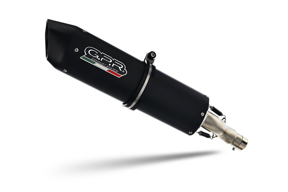 Suzuki Gsf 650 Bandit-S 2005-2006 Exhaust GPR Slip-on Furore Nero