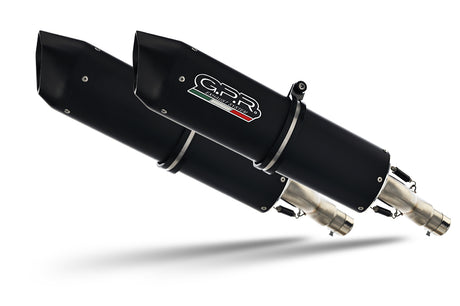 Ducati Monster 750 2001-2003 Exhaust GPR Double Slip-on Furore Nero