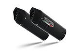 Ducati Monster 900 1993-2000 Exhaust GPR Double Slip-on Furore Nero