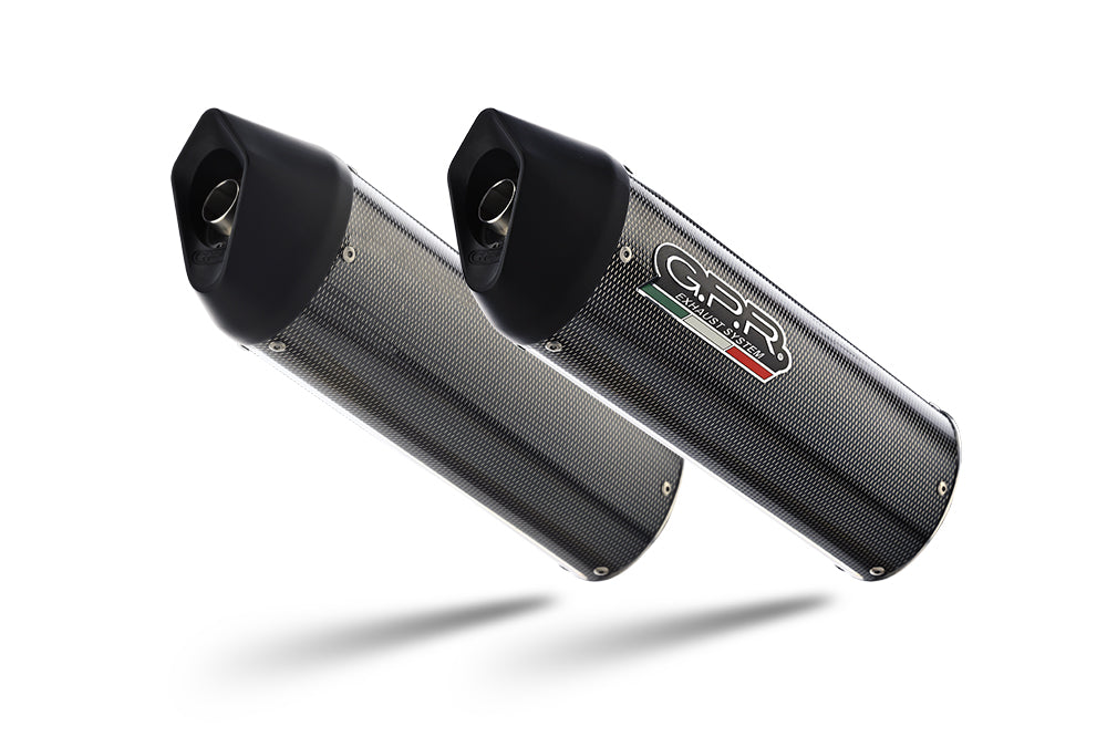 Ducati Monster 400 1993-2003 Exhaust GPR Double Slip-on Furore Poppy