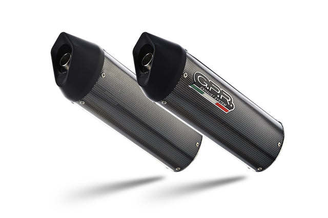 Ducati Monster 400 1993-2003 Exhaust GPR Double Slip-on Furore Poppy